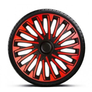 Set of wheel caps for ARGO Soho - 13" Red / Black