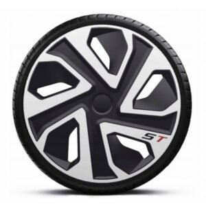 Wheel center caps set ARGO ST - 15" Gray / Black