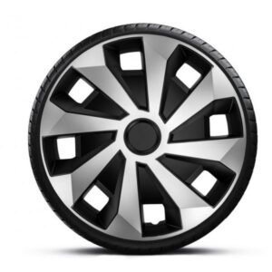 Wheel center caps set ARGO Volvano Van - 16" Gray / Black