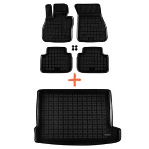 REZAW-PLAST floor mat set for the BMW Series 1 F40 (01.2019+)