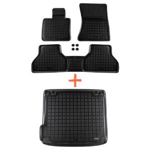 Set of REZAW-PLAST floor mats for the interior and trunk of the BMW X6 E71 (05.2008-07.2014)