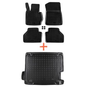 Set of REZAW-PLAST floor mats for the interior and trunk of the BMW X3 F25 (10.2010-03.2017)
