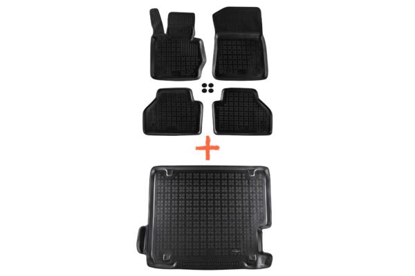 Set of REZAW-PLAST floor mats for the interior and trunk of the BMW X3 F25 (10.2010-03.2017)