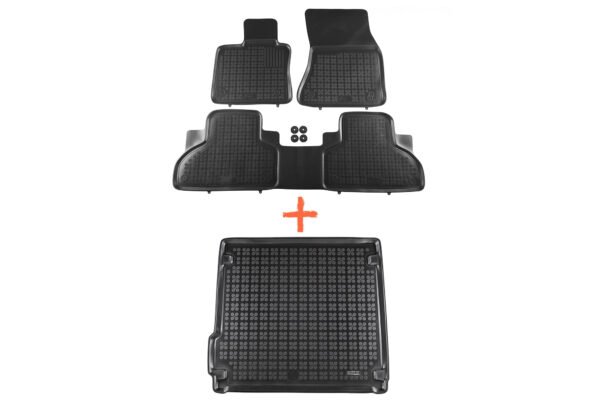 REZAW-PLAST set of floor mats for the interior and trunk of the BMW X5 F15 (11.2013-12.2018)