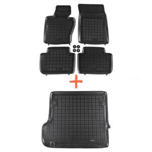Set of REZAW-PLAST floor mats for the interior and trunk of the BMW X3 E83 (01.2004-12.2010)