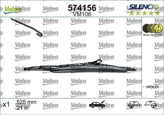 Чистачка Valeo 525мм - 1 брой