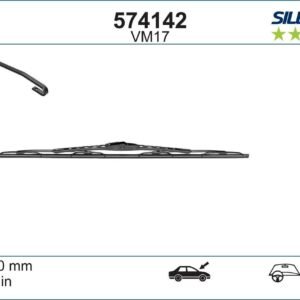 Wiper blade Valeo 590mm - 1 piece