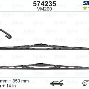 Чистачка Valeo 600мм - 1 брой
