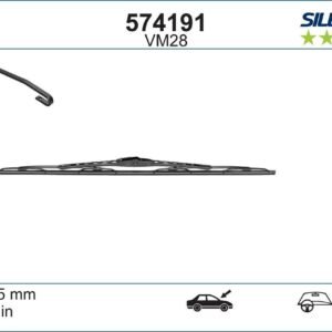 Wiper blade Valeo Silencio Performance 525mm - 1 piece