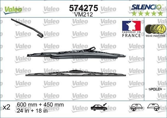 predni-chistachki-valeo-silencio-performance-silencio-conventional-set-600mm.jpg Чистачки Valeo Silencio Performance Silencio Conventional 600мм - 2 броя