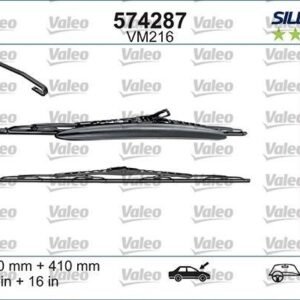 Wipers Valeo Silencio Silencio Conventional 550mm - 2 pieces
