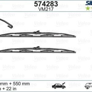 Wipers Valeo Silencio Silencio Conventional 550mm - 2 pieces