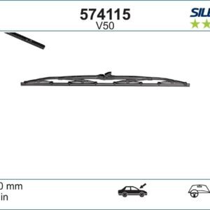 Чистачка Valeo Silencio Standard 510мм - 1 брой