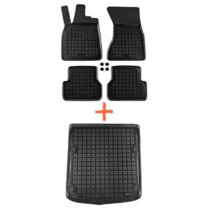 REZAW-PLAST set of floor mats for the interior and trunk of Audi A6 C7 Sedan (03.2011-07.2018)