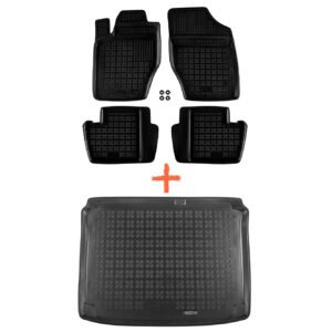 REZAW-PLAST set of floor mats for the interior and trunk of Citroen C4 (09.2004-06.2010)