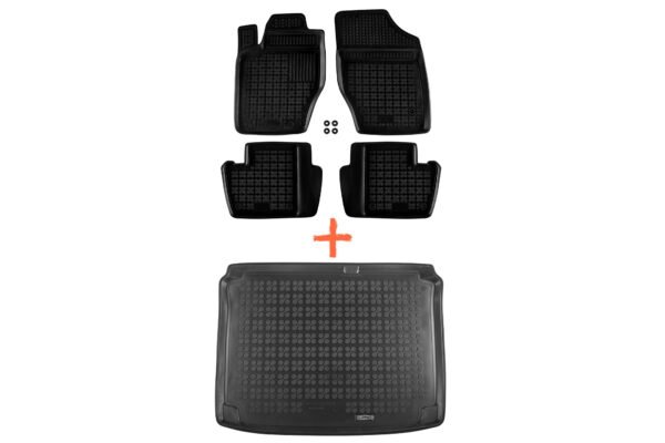 REZAW-PLAST set of floor mats for the interior and trunk of Citroen C4 (09.2004-06.2010)