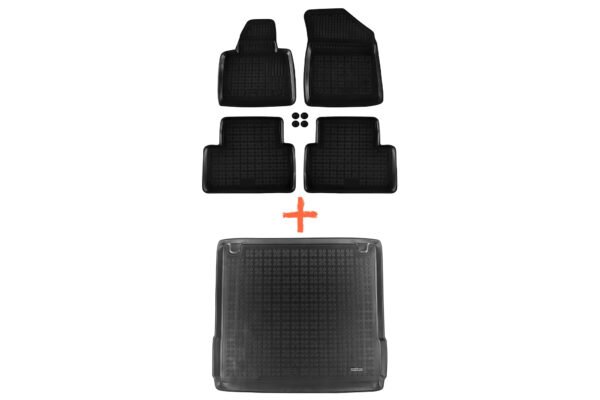 REZAW-PLAST set of floor mats for the interior and trunk of Citroen C5 Combi (02.2008-12.2017)