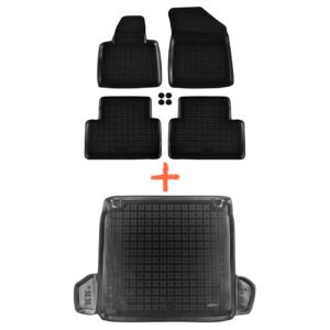 REZAW-PLAST set of floor mats for the interior and trunk of Citroen C5 Sedan (02.2008-12.2017)