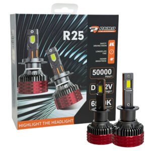 LED крушки R25 H1 65W 6000K - комплект 2 броя за автомобилни фарове и халогени