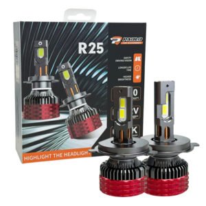 LED крушки R25 H4 65W 6000K - комплект 2 броя за къси и дълги светлини