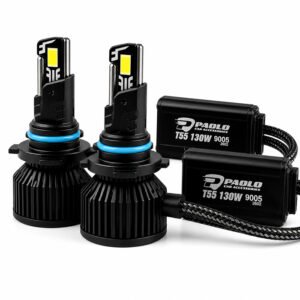LED крушки T55 9005/HB3 130W 12/24V 6000K - комплект 2 броя с мощен светлинен поток