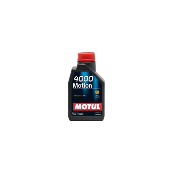 Mineral engine oil MOTUL 4000 MOTION 15W-40, 1 l