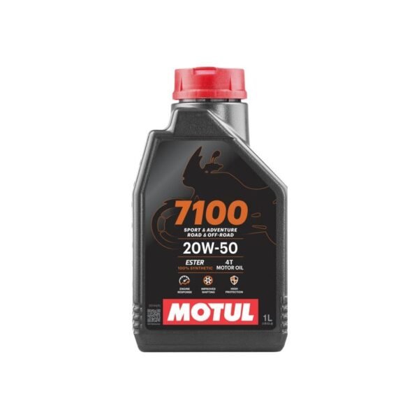Synthetic motorcycle engine oil MOTUL 7100 4T 20W-50, 1 l