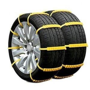Universal PVC snow chains - from 14'' to 17'' - Yellow