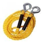Tow rope with metal