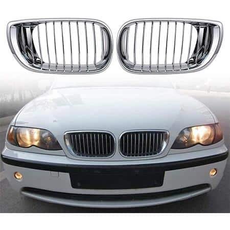 Бъбреци за BMW 3 E46 Фейслифт / Седан, Комби - Хром
