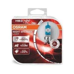Комплект халогенни крушки OSRAM NIGHT BREAKER LASER +150% HB3-9005 60W 12V