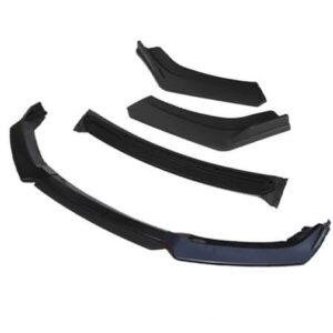 Universal front bumper lip spoiler - Black