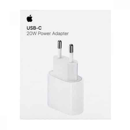 Комплект за iPhone, зарядно 20W + кабел USB-C към Lightning