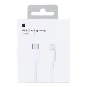 Комплект за iPhone, зарядно 20W + кабел USB-C към Lightning