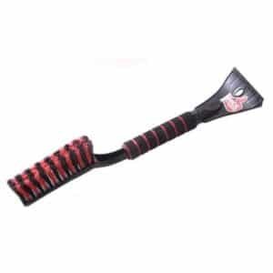 Ice scraper with brush