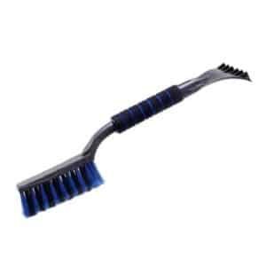 Ice scraper with brush