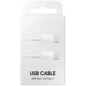 Кабел за зареждане USB-C към USB-C 25W, 2M – Бял