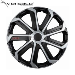 Комплект тасове за джанти Versaco EVO Black / Silver - 14"