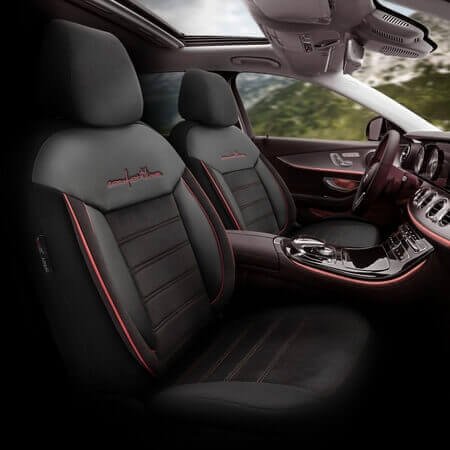 Universal luxury car upholstery PREMIUM COMFORT LINE - Red Edge