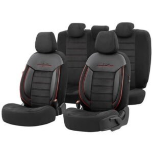 Universal luxury car upholstery PREMIUM COMFORT LINE - Red Edge