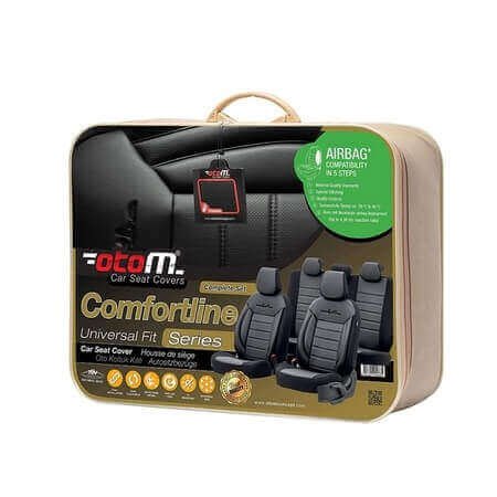 Universal luxury car upholstery PREMIUM COMFORT LINE - Red Edge