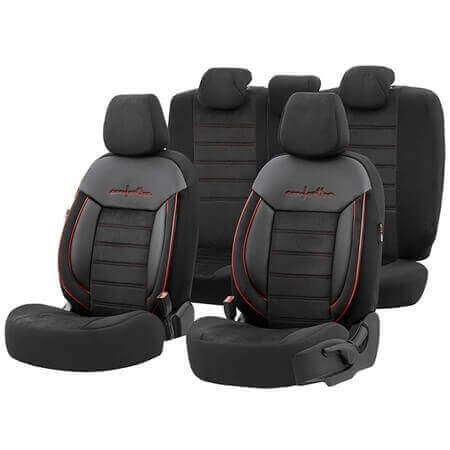 Universal luxury car upholstery PREMIUM COMFORT LINE - Red Edge Universal luxury car upholstery PREMIUM COMFORT LINE - Red Edge