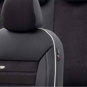 Универсална луксозна тапицерия за автомобил PREMIUM - Бял Кант - изглед 3