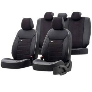 Universal luxury car upholstery PREMIUM - White Edge