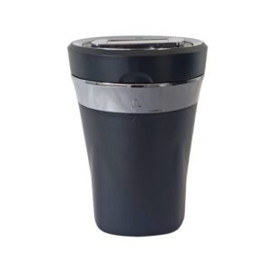 Car ashtray with diode and cigarette lighter