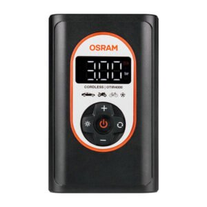 Компресор OSRAM TYRE inflate 4000 за гуми, 8.3 bar, 12V DC, 90dB, с вградена батерия 5000mAh