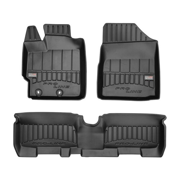 Rubber mats 3D FROGUM Proline suitable for TOYOTA YARIS (2005-2011) 3 pcs.