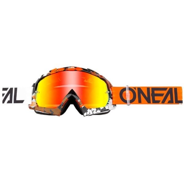 Мотокрос Очила O'Neal B-10 Pixel Radium Orange/White