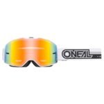 Мотокрос Очила O'Neal B-20 Proxy White/Black - Radium Red