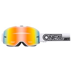 Мотокрос Очила O'Neal B-20 Proxy White/Black - Radium Red